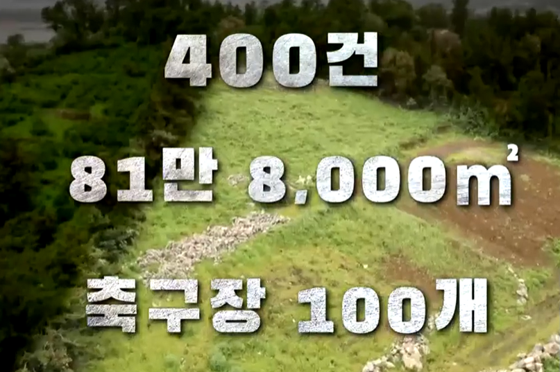 최근 5년간 제주자치경찰단에 적발된 제주 산림 훼손 사건