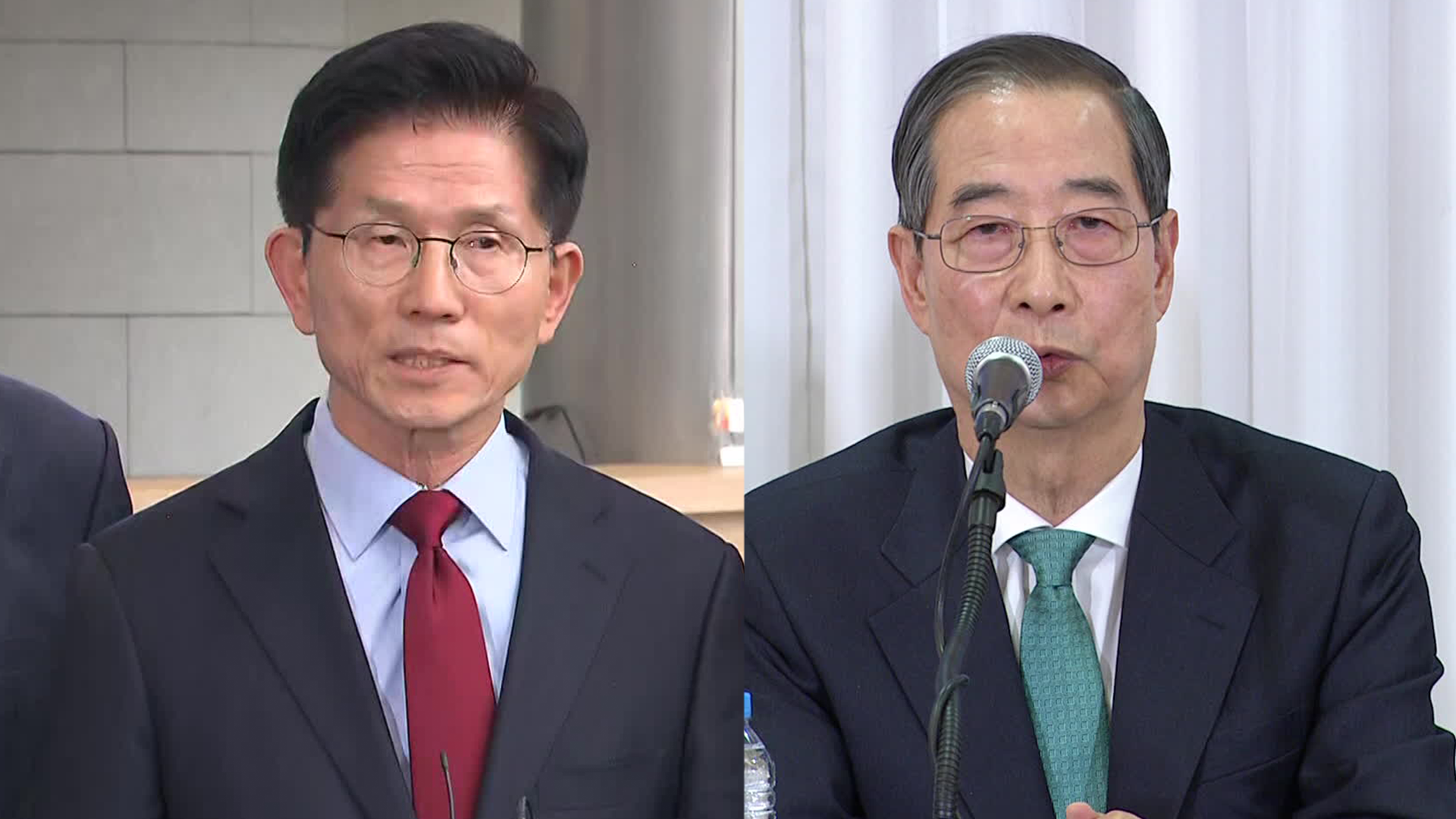 김문수-한덕수 오늘 단일화 회동…<br>한덕수 “단일화 안되면 본후보 등록 안할것”