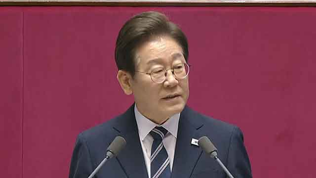 [속보] 이 대통령, 추경안 국회 시정연설…<br>“무너진 경제 회복·민생 살리는 일 시급”