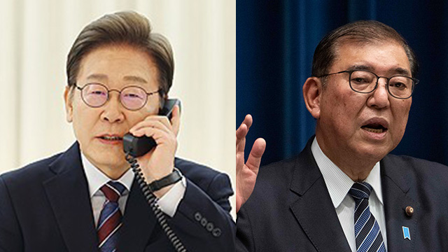 “이재명 대통령, 이시바 일본 총리와 전화 통화”