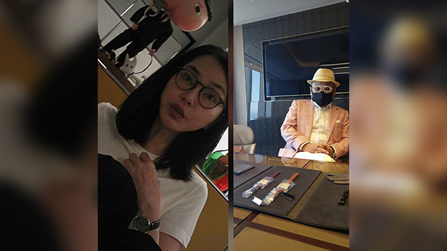 왼쪽(2022년 9월 최재영 목사가 촬영한 영상에 찍힌 김건희 여사. 김 여사 손목에 사업가 서성빈 씨로부터 받은 '바쉐론 콘스탄틴' 시계로 추정되는 시계가 있다. 사진 출처=서울의 소리. 오른쪽(사업사 서성빈 씨가 김건희 여사에게 전달하기에 앞서 찍은 시계 사진. 사진 제공=서성빈 씨)